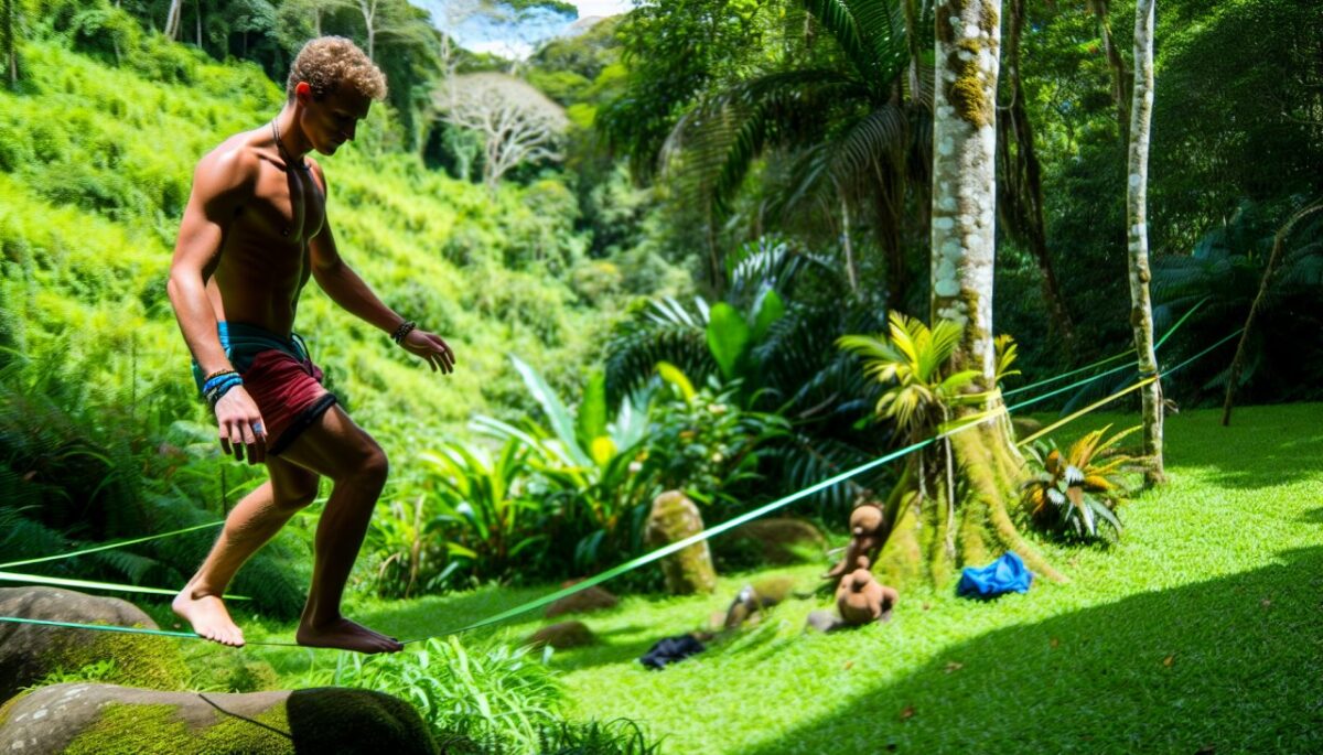 Slacklines : L'équilibre parfait entre sport, concentration et connexion avec la nature